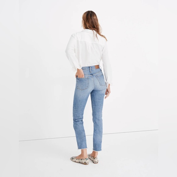 NWT Madewell The Petite Perfect Vintage Jean in Ainsworth Wash Sz. 25P - Picture 3 of 13